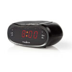 Wekkerradio | LED | AM / FM | Snoozefunctie | Slaaptimer | Aantal alarmen: 2 | Zwart