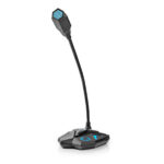 Streaming- en Gamingmicrofoon | Apparaat: Desktop / Notebook | USB | Uitgangen audio / video / data: 1x 3.5 mm Audio Out | Aan/uit knop | Koptelefoonoutput