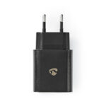 Oplader | 18 W | 1.5 / 2.0 / 3.0 A | Outputs: 1 | USB-A | Geen Kabel Inbegrepen | Automatische Voltage Selectie | Zwart